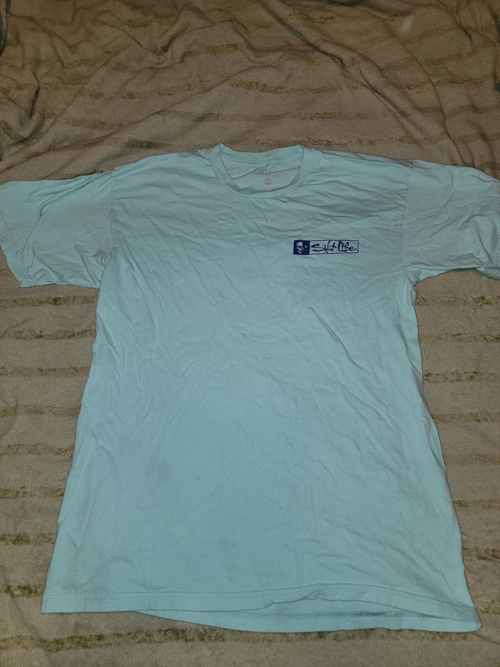 Salt Life Light Blue Short Sleeve Logo Tee